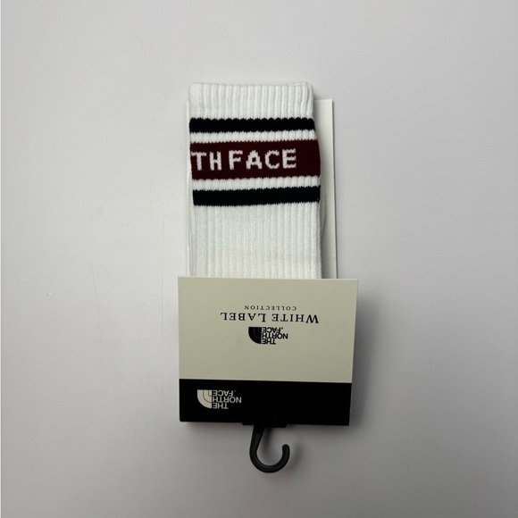 The North Face Other - The North Face Crew Socks Mens Womens 6-9 White Red Black Athletic Outdoor New